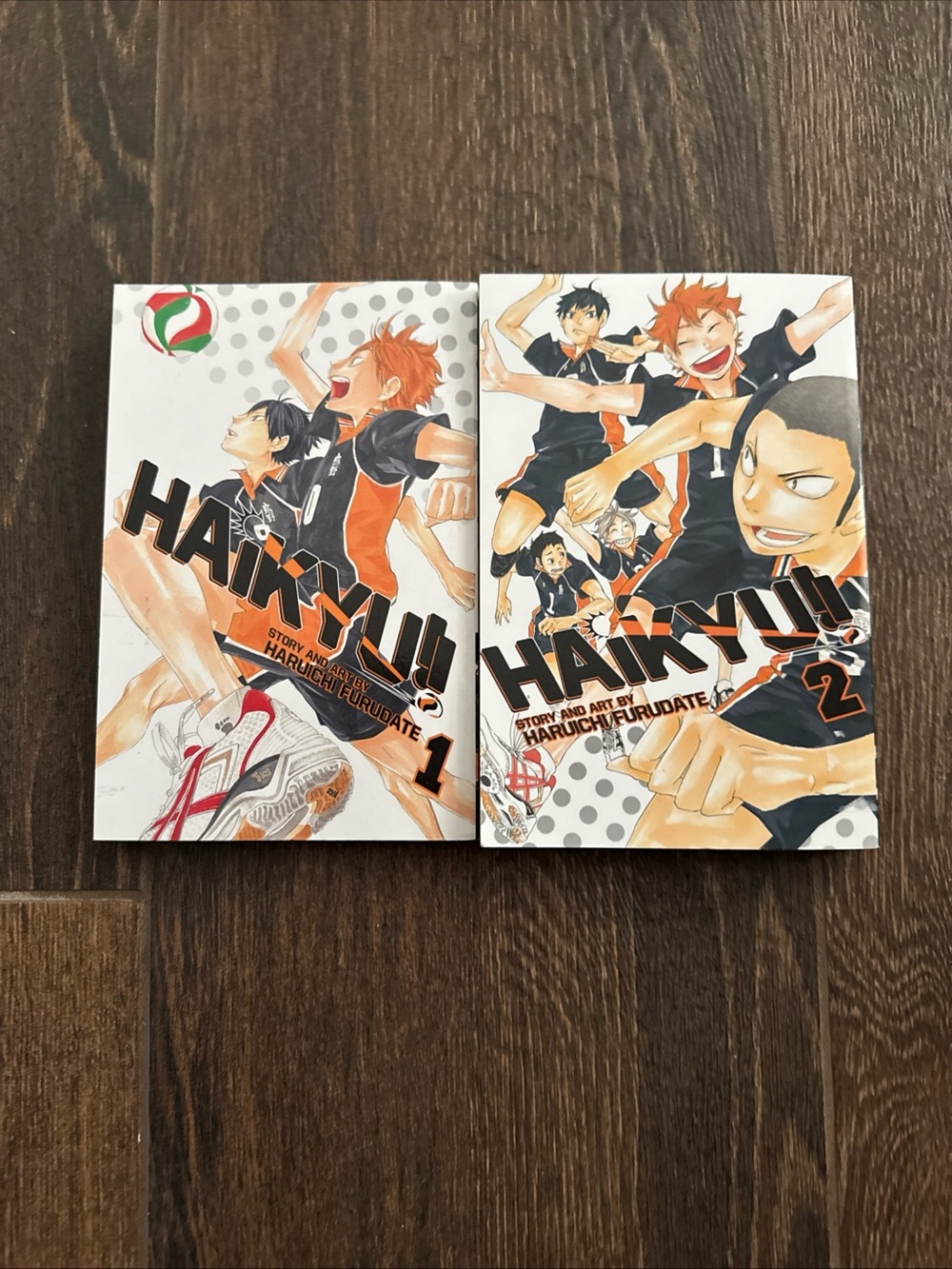 Haikyuu!! Volumes 1-2 Manga - Orange & Black Covers